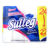 Papel Higiênico Sulleg Folha Simples 30 M De 24 Un