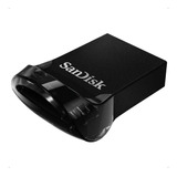 Pendrive Sandisk Ultra Fit 128gb 3.1 Gen 1 Preto Flash Drive
