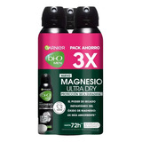Desodorante Hombre Bí-o Magnesio Spray Pack X 3- Garnier