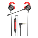 Audifono In Ear Hp Dhe-7004 Mic Desmontable Negro Electrotom