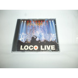 Cd Ramones Loco Live 1991 Lacrado Importado Argentina