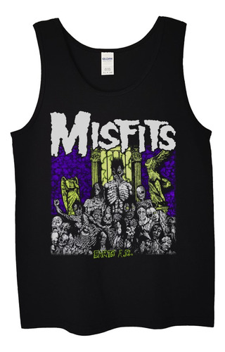 Polera Musculosa Misfits Earth Ad Punk Abominatron