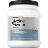 Horbaach Glicina En Polvo 1000 Mg 48 Oz Glycine Powder Sabor Sin Sabor