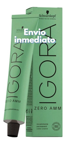 Tinte Igora Zero Amm Schwarzkopf - g a $433