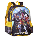 Mochila De Costas Infantil Escolar Free Fire Decorada Clio