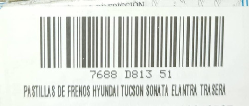 Pastillas De Frenos Hyundai Tucson Sonata Elantra Trasera Foto 3