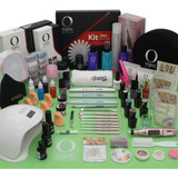 Probasic Kit Acrílico Organic Nails, Lámpara Uvled, Pulidora