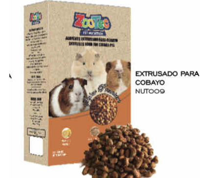 Alimento Balanceado Extrusado Zootec P Cobayos 100%natural