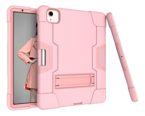 Funda De Uso Rudo Con Base Para iPad Air 4 Y Air 5 Nude