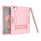 Funda De Uso Rudo Con Base Para iPad Air 4 Y Air 5 Nude