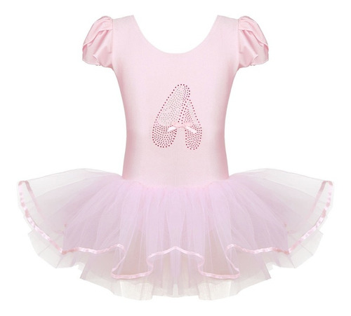 Roupa De Ballet Infantil Com Tutu Fantasia Bailarina Luxo 