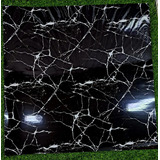 Pegatina Pared Baldosa Adhesiva Negro 60x60 Pack De 10