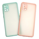 Carcasa Para Samsung A31 Borde Colores Protector Camara