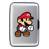 Billetera Compacta Mario Bros Tarjetero Aluminio Porta Docum