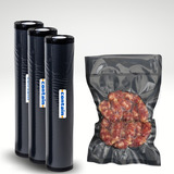 4 Rollos Vacio Gofrado Transp-negro 30x500cm Oster Foodsaver