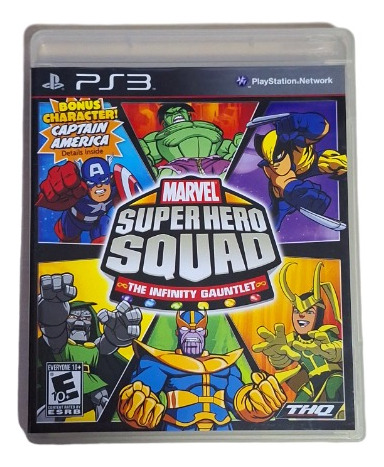 Jogo Ps3 Marvel Super Hero Squad The Infinity Gauntlet Usado