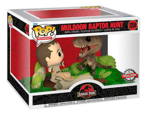 Funko Pop! Muldoon Raptor Hunt #1204 Jurassic Park Moment 