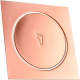 Ralo Click Up Rosé Gold Inteligente Banheiro 10x10cm Inox
