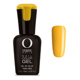 Color Gel Esmalte Uñas By Organic Nails Color Mustard #132