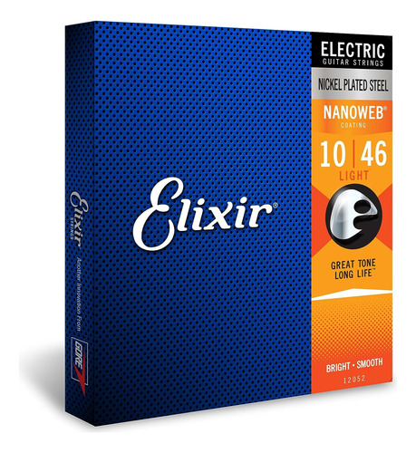 Cuerdas De Guitarra Eléctrica 10 - 46 Elixir 12052