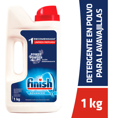 Finish Advanced Power Powder Lavavajillas En Polvo 1kg