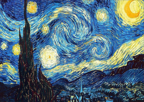 Kit De Pintura De Diamantes De Noche Van Gogh 30x40cm