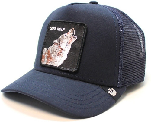 Goorin Bros Wolf Azul Marino Snapback Original 100%