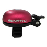 Timbre Benotto Bicicleta Unisex Rojo Soporte Ajustable
