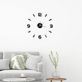 Adhesivo Para Reloj De Pared 3d, Diseño De Reloj Grande, Bri