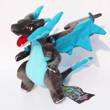 Mega Charizard X 25 Cm Peluche Pokémon Tipo Fuego/dragón