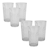 Vasos Vidrio Durax Alto 350 Ml Coraline Transparent Pack X 6