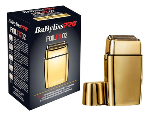 Maquina Shaver Babyliss Foil Fx02 Gold Nfe Entrega Rapida