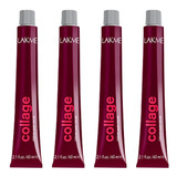 Combo 4 Tinturas Collage Creme Hair Color Lakmé