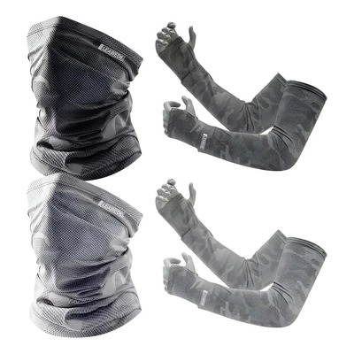 Leawede 2 Par Bandana Y Mangas Protectoras Sol Uv,mangas Deportivas,mangas para el sol,Protección UV UPF 50+ | MercadoLibre