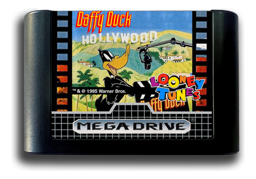 Cartucho De Megadrive Novo Daffy Duck In Hollywood