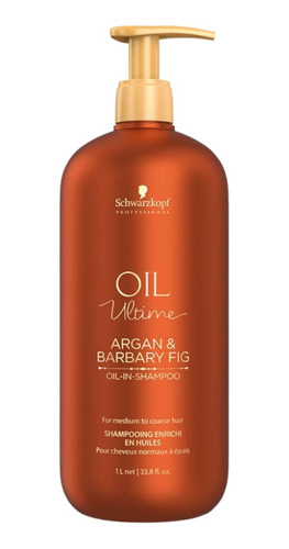 Shampoo Argan & Barbary Fig Oil Ultimate Schwarzkopf X 300ml