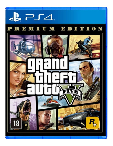 Gta 5 Premium Edition Ps4 Mídia Física Novo Lacrado Original