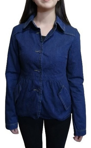 Chaqueta Premium Mezclilla Calidad Talla M  Cod09