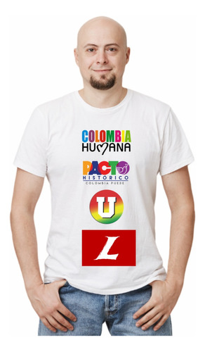 Camiseta Para Política Sublimación 100 % Tacto Algodón  