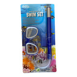 Set De Snorkel Buceo Y Mascara Ajustable Infantil Ideal Pile