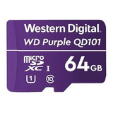 Tarjeta De Memoria Western Digital Purple  64gb Micro Sd