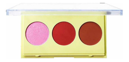 Paleta Facial Maquiagem Trio De Contorno Blush Iluminador