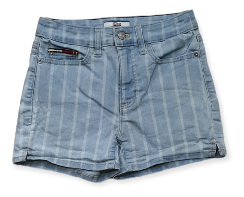 Short Tommy Hilfiger De Mujer Talla 00 Color Azul Claro 