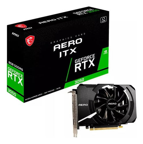  Placa Video Msi Rtx 3050 8gb Ddr6 Aero Itx Oc 8gb Novo N/f