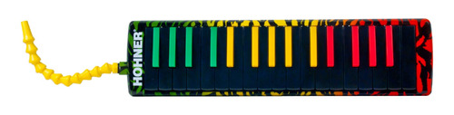 Melodica A Piano Hohner Airboard 32 Teclas Colores Rasta