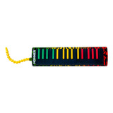 Melodica A Piano Hohner Airboard 32 Teclas Colores Rasta