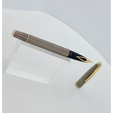 Pluma Sheaffer Sovereign Fuente 14k Y Plata Vintage 