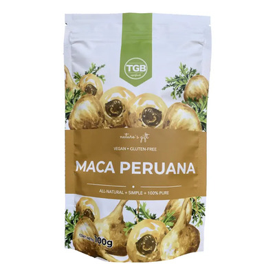 Maca Peruana Orgánica Polvo 100% Pura, Tgb Superfoods 100g | MercadoLibre