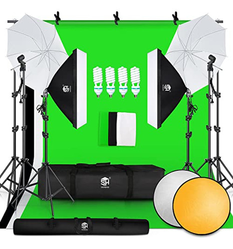 Kit De Iluminación Fotográfica Sh 2.6m X 3m + 4 X 65w 5500k