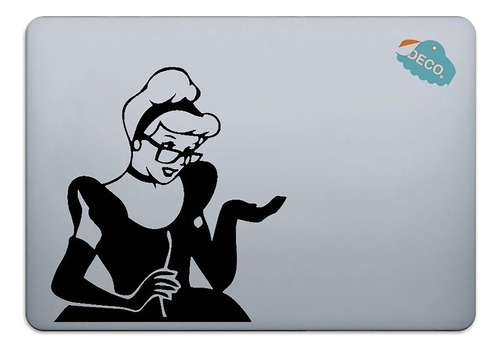 Stickers Para Laptop  O Portatil  Cenicienta Vinil Mod2